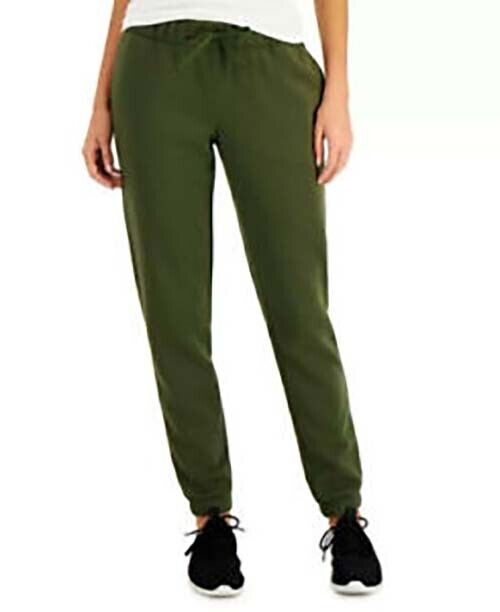 Ideology Womens Fleece Joggers, Native Green, Size XS